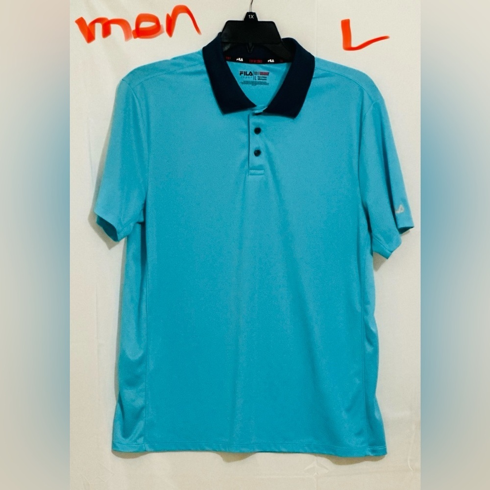 MENS FILA LT BLUE GOLF ⛳️ POLO